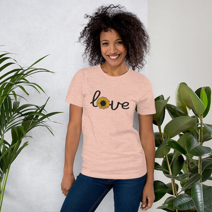 Love TShirt - Unisex - Sunflower