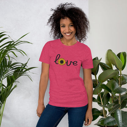 Love TShirt - Unisex - Sunflower