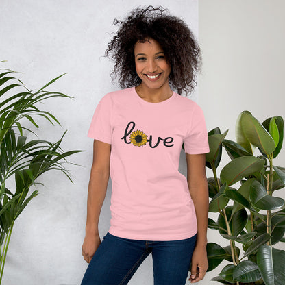Love TShirt - Unisex - Sunflower