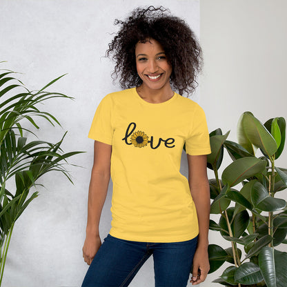 Love TShirt - Unisex - Sunflower